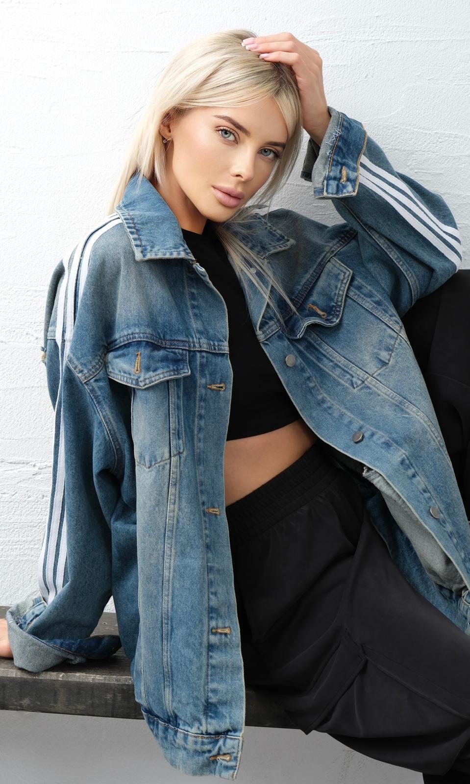 დენიმი, ჯინსი Women's Denim Jacket CHAMUR NATIONAL 1WhatsApp Image 2024-09-10 at 12.15.211.jpeg